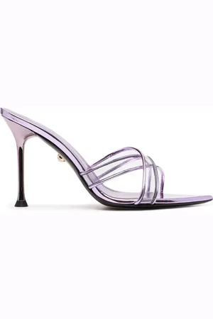 Alevì Pumps im Metallic-Look