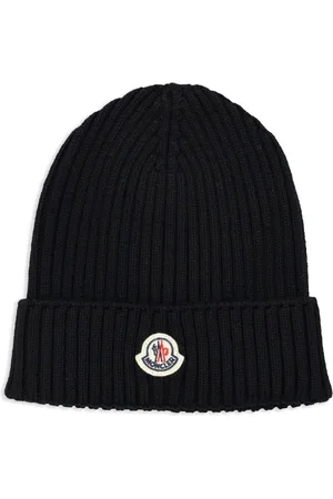 Moncler Mütze mit Logo-Patch