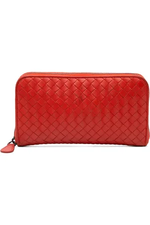 Bottega Veneta 2011 längliches Intrecciato Portemonnaie aus Nappaleder