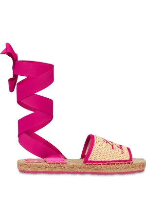 Moschino Espadrilles mit Logo-Stickerei