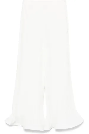 Rowen Rose Cropped-Hose mit Bundfalten