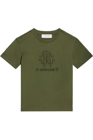 Roberto Cavalli T-Shirt mit Logo-Stickerei