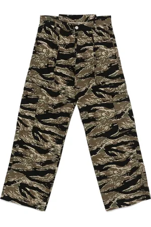 B1ARCHIVE Camo-Hose mit weitem Bein