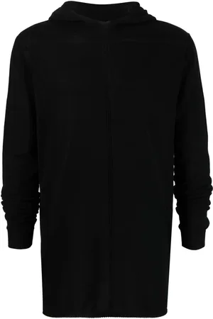 Rick Owens Gestrickter Hoodie aus Bio-Baumwolle