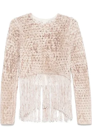 BLUMARINE Pullover mit Lochstrickmuster