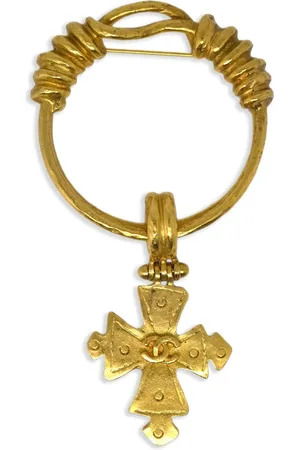 CHANEL 1994 Brosche mit Kreuz