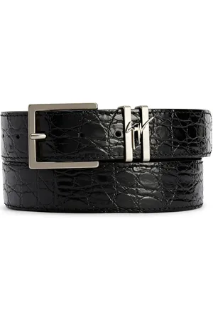 Giuseppe Zanotti Teodore Gürtel mit Kroko-Prägung