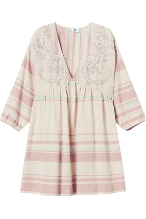 Twin-Set Gestreiftes Minikleid
