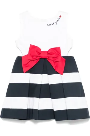 Lapin House Kleid mit Logo-Stickerei