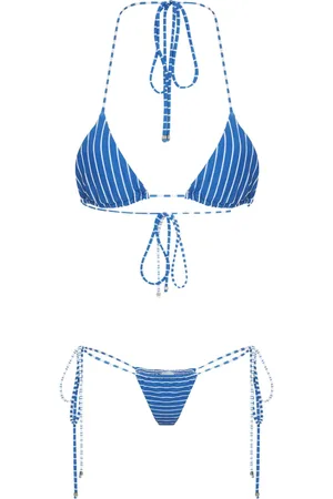AMIR SLAMA Striped bikini