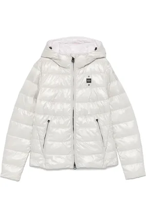 Blauer Gefütterte Jacke