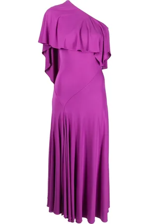 Roberto Cavalli Drapiertes One-Shoulder-Kleid