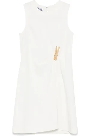 Moschino Midikleid mit Peg-Patch