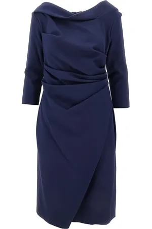 TALBOT RUNHOF Asymmetrisches Kleid mit Drapierung