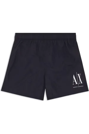 Armani Exchange Badeshorts mit Logo-Print