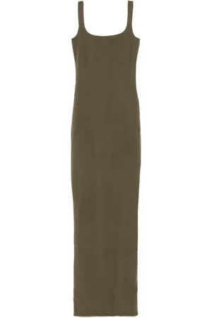 Entire Studios Maxikleid mit eckigem Ausschnitt