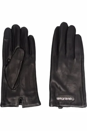 Calvin Klein Handschuhe mit Logo-Schild