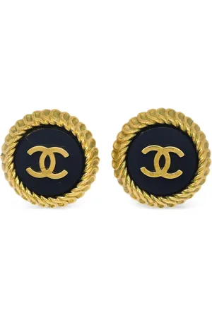 CHANEL 1995 Knopf-Ohrringe