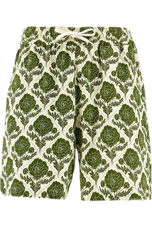 Les Deux Bermudas mit Blumenmuster