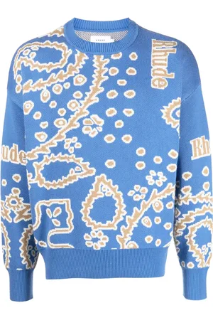 Rhude Pullover mit Intarsien-Logo