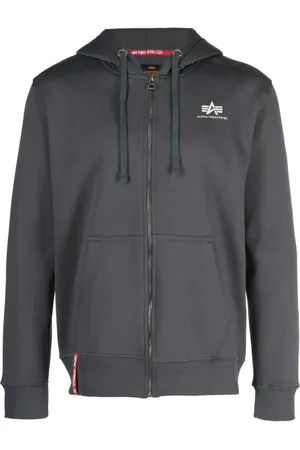 Alpha Industries Kapuzenjacke mit Logo-Print