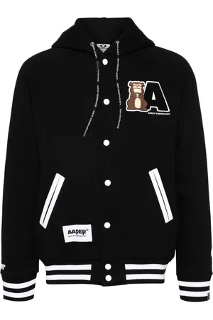 A Bathing Ape Kapuzenjacke mit Logo-Patch