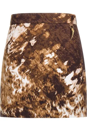 Roberto Cavalli Minirock mit Appaloosa-Print