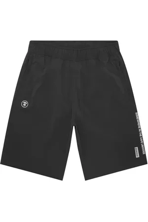 A Bathing Ape Bermudas mit Logo-Patch