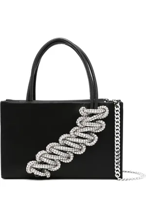 KARA Handtasche mit Satin-Finish