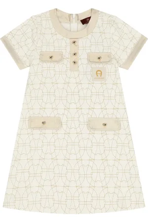 Aigner Kleid mit Logo-Patch