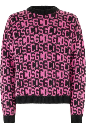 GCDS Pullover mit Intarsien-Motiv