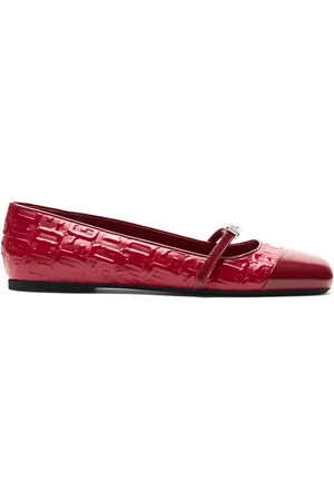 GCDS Ballerinas mit Monogramm-Print