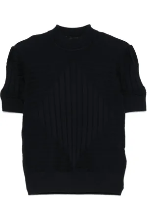 Emporio Armani Geripptes T-Shirt