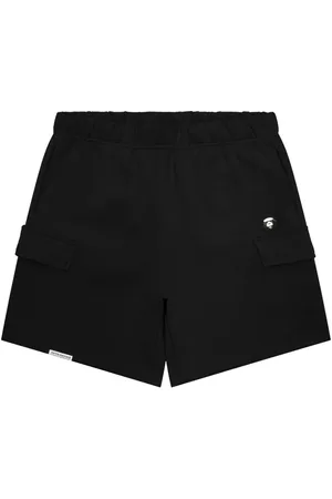 A Bathing Ape Cargo-Shorts mit Logo-Patch