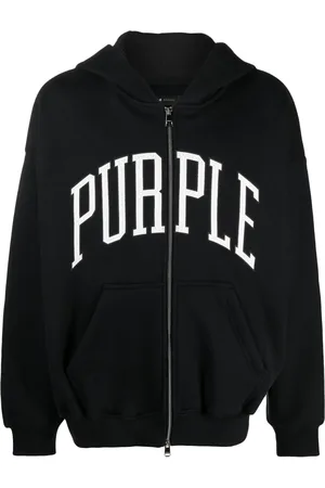 Purple Brand Hoodie mit Logo-Print