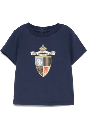 Fendi T-Shirt mit Wappen-Print