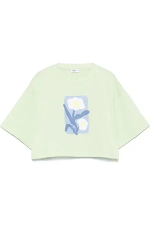 Il gufo T-Shirt mit Logo-Patch