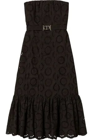 Twin-Set Kleid mit Lochstickerei