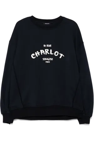 SONGZIO Charlot Paris Sweatshirt mit Malerei-Print