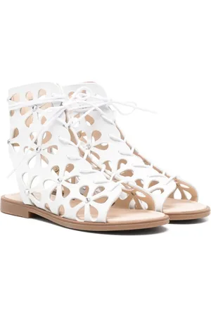 Florens Sandalen mit Blumen-Cut-Outs