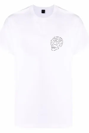 Deus Ex Machina T-Shirt mit Totenkopf-Print