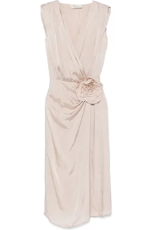 BLUMARINE Midikleid aus Twill