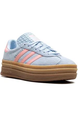 adidas Gazelle Bold "Baby Blue/Pink" Sneakers