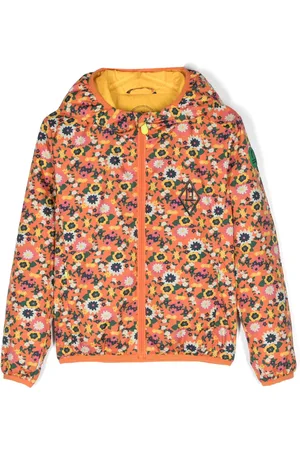 The Animals Observatory X Save The Duck gefütterte Jacke mit Blumen-Print