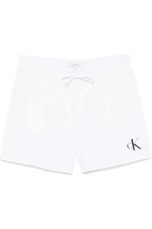 Calvin Klein Mittelgroße Badeshorts mit Kordelzug