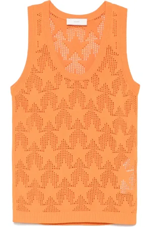 AKEP Top aus Stern-Jacquard