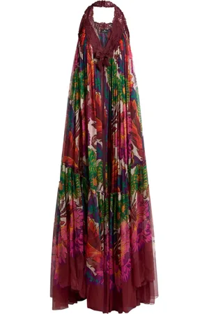 Etro Kleid mit Spitzenbesatz