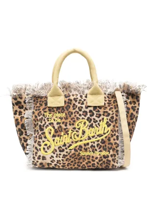 MC2 SAINT BARTH Shopper mit Leoparden-Print
