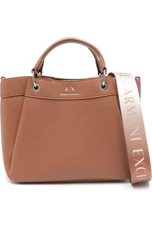 Armani Exchange Mittelgroße Tote Bag mit Logo-Stempel