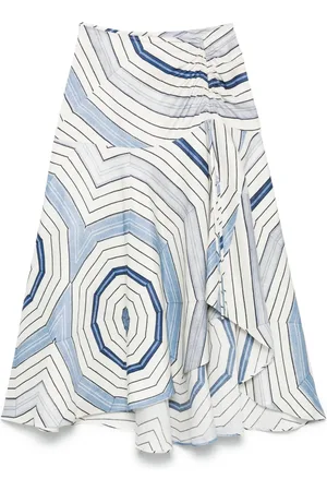 Sandro X Louise Bourgeois Midirock mit Spinnennetz-Print